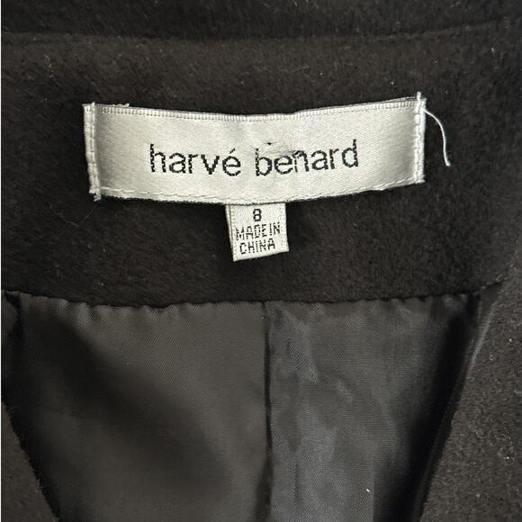Harve Benard Vintage Coat Blazer Wool Cashmere Brown Size 8 Old Money Luxury - Picture 8 of 14